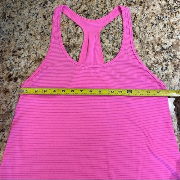 Lululemon 105 F Singlet *Silver Heathered Zing Pink Light Size 6 - Picture 6 of 8